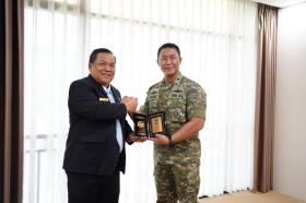 Pamitan Jelang Pendidikan, Danlanal Dumai Terima Apresiasi dari Pemprov Riau