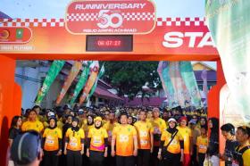 Puncak Peringatan HUT ke 50 RSUD Arifin Achmad Penuh Ditutup dengan Fun Run