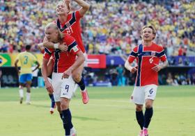 Tragis Brazil Hancur Digilas Norwegia 2-1, Erling Haaland Jadi Pahlawan