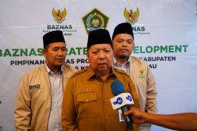 Pemprov Riau Dorong Penguatan Tata Kelola Zakat melalui BAZNAS Strategic Development 2026