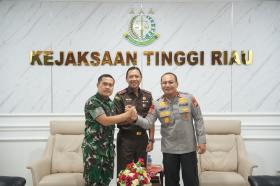 Jaksa, Polisi dan TNI di Riau Bersatu dalam Penegakan Hukum yang Berintegritas