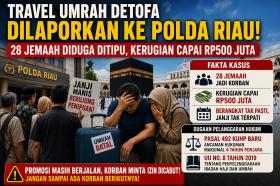 Ratusan Juta Uang Umat Hilang, Ini Kronologi Travel Detofa Dilaporkan Polisi