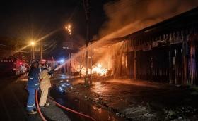 Lima Kios Hangus Terbakar di Marpoyan Damai, Ini Kronologinya