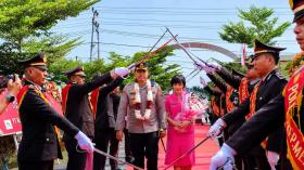 Penuh Haru dan Khidmat, AKBP Gede Prasetia Resmi Disambut Pimpin Polres Kepulauan Meranti