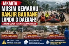 BNPB Konfirmasi Fenomena Banjir di Tengah Musim Kemarau