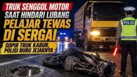 Hindari Lubang, Truk Masuk Jalur Berlawanan, Pelajar Tewas di Jalinsum