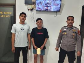 Tim Narasinga Polres Inhu Bekuk Tersangka Pencuri Motor Saat Berada di Mobil Travel