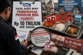 Audit BPKP Ungkap Pemborosan Program MBG Tembus Rp 10 Triliun per Tahun