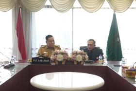 Plt Gubri Terima Audiensi IDI Riau, Begini Pembahasannya